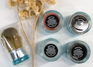 LOTE AQUA 5💋Bareminerals id Energy Reflection Balance Serenity Tiny Kabuki Brush - Imagen 1 de 14