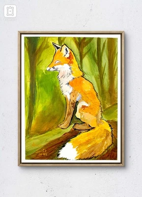 Bellas artes originales 14x11 en papel de arte pesado coleccionable decoración del hogar Foto 1 de 4