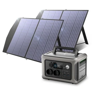 ALLPOWERS 100W Pannello Solare con Generatore Solare 600W LiFePO4 Batteria per Campeggio - Foto 1 di 10