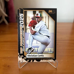2025 South Atlantic League Top Prospects Khristian Curtis Greensboro - Foto 1 di 1