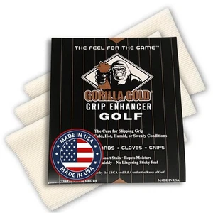 Grip Enhancer Tacky Towel - (Pack of 3) - Golf, Tennis, Softball & More - USG... - Picture 1 of 9