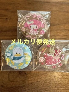 Sanrio My Melo Maron Cream Peckle 3piece set embroidered badges used - Picture 1 of 1
