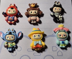 Menge 6 Verschiedene Kleine Labubu Charms Endlose Verwendung (Neu) Kostenloser Versand/Rtns - Bild 1 von 13