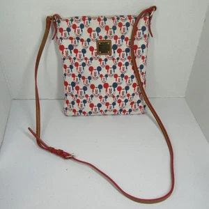 Dooney & Bourke Mickey Mouse Americana Umhängetasche rot weiß blau 2018 *Fleck* - Bild 1 von 24