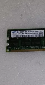 SAMSUNG 2GB 128X4 PC3200R DDR-400MHZ 36CHIPS 184PIN DIMM ECC REGISTERED - Picture 1 of 1