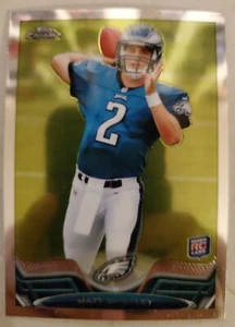 Tarjeta de novato de fútbol americano Matt Barkley 2013 Topps cromada, #162 - Imagen 1 de 2