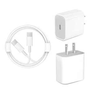 For Samsung Galaxy A13 5G /A03s Fast/Quick Wall Home Charger 20W 6ft USB-C Cable - Picture 1 of 4