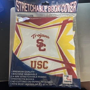 Book Cover USC College California Stretchable Fabric Protective Book Covers - Foto 1 di 2