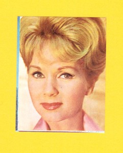 Debbie Reynolds Rare 1960s Card from Germany