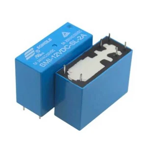 SongLe Relay SMI-05VDC-SL-2A SMI-12VDC-SL-2A SMI-24VDC-SL-2A 5A 6-poliges Relais - Bild 1 von 1
