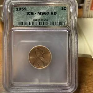 1959 P ms 67 Cent von ICG - Bild 1 von 5