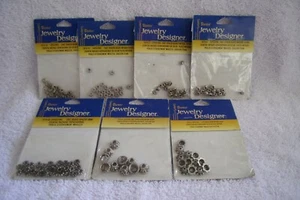 7 NEW Packages Darice Jewelry Designer Spacer Beads Different Sizes READ LIST - Picture 1 of 6