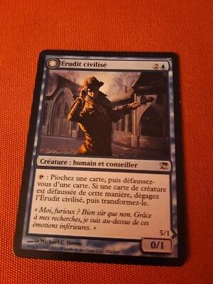 Brute Homicide Erudit Civilise Civilised Scholar Innistrad Card Magic MTG VF FR - Image 1 of 2