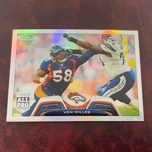 2013 Topps Chrome Set VON MILLER REFRACTOR PARALLEL #69 DENVER BRONCOS - Picture 1 of 1