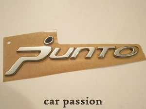 SCRITTA STEMMA PER FIAT GRANDE PUNTO ORIGINALE POSTERIORE logo emblem SIGN nero - Picture 1 of 1
