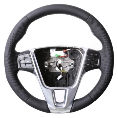 Volvo Lenkrad V40 V60 Neu Beziehen Naht silber 57543 - Bild 1 von 4