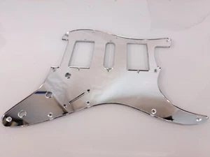 Chrome Mirror Acrylic 11 hole HSH Pickguard fits Fender Strat Stratocaster - Picture 1 of 9