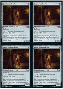 MTG - 4x SUSPICIOUS BOOKCASE - Streets of New Capenna (U) - Picture 1 of 1