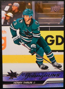 2023-24 23/24 Upper Deck Young Guns #236 Henry Thrun San Jose Sharks