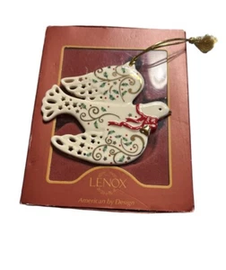 Lenox Joyous Dove Ornament EUC - Picture 1 of 2