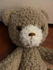 Süßer kleiner Teddybär handgefertigt in UK Baby Alize weich Luxus Honigbär mit Gelenken - Bild 1 von 9
