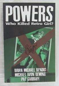 Powers Who Killed Retro Girl? Imagen 2000 TPB firmada por Brian Michael Bendis - Imagen 1 de 4