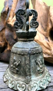 Decorative Bell Elephant Religious Ornaments GANESHA Sound Chime Hanging Antique - Imagen 1 de 12