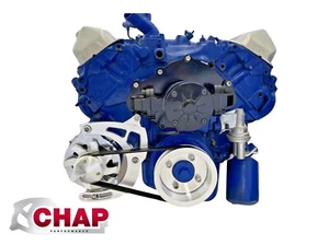 Big Block Ford 429 460 Serpentine Pulley Conversion Kit ALT ONLY EWP style 3 - Picture 1 of 3