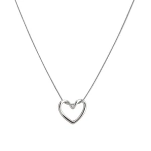 Sweet and Cool Turning Love Hollow Necklace Light Luxury Heart Necklace - Picture 1 of 8