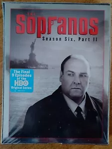 The Sopranos Season Six Part II Final 9 Episodes 2007 4-Disc HBO Video NEW DVD - Picture 1 of 2