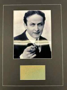 Harry Houdini Signed Display ICZ Dave Norman Autograph COA - Picture 1 of 3