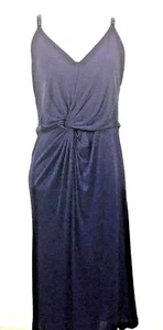 Banana Republic elegantes Kleid Größe 14 marineblau mit Schmucksteinen besetzte Träger vorne gedreht Kostenloser Versand - Bild 1 von 5