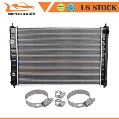 Aluminum Radiator For 2011-2017 Nissan Quest With 4 Universal Oil Hose Clamps — 第 1/4 张图片