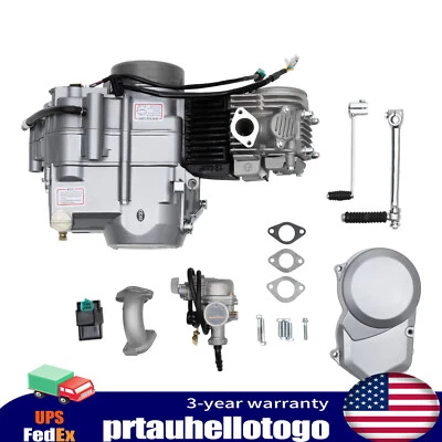 Kit completo de motor de bicicleta suja 4 tempos com carburador para Honda XR50 CRF50 - Imagem 1 de 4