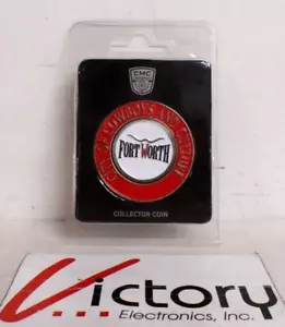 NUEVO marcador de pelota de golf CMC Golf Fort Worth Texas y soporte para marcadores magnéticos - Imagen 1 de 7