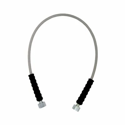 ICH-ZAPFE Tuyau haute pression - CO2 pour raccord mural - 1m - 2 x écrou hexagonal