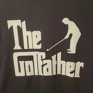 The Golfather Golf Father klassisches T-Shirt Large PATE PARODIE Papatag Geschenk - Bild 1 von 4