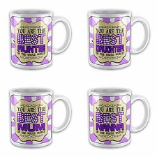 You Are The Best In The Whole World Novelty Gift Mug - Pink/Purple