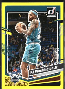 23/24 2023/24 Donruss Amarillo Paralelo #56 PJ Washington Jr. Hornets - Imagen 1 de 2