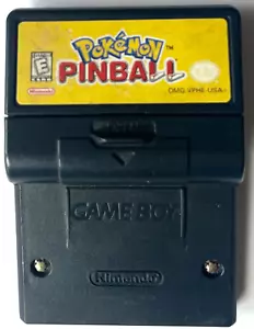 JUEGO DE PINBALL DE POKEMON ORIGINAL DE COLECCIÓN NNINTENDO GAME BOY CON CARTUCHO DE RUMBLE - Imagen 1 de 2