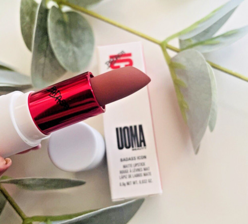 UOMA BEAUTY 🦋 Badass Icon Matte Lipstick Maya 0.9g Mini - NEW & BOXED