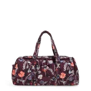 Vera Bradley Ultralight Active Duffel Pressed Flowers Bag Luggage Carry On - Picture 1 of 4