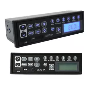 Excavator Radio 12/24v Power Source Aux Usb Plug In For Komatsu Case Cat Tractor - Picture 1 of 12