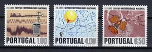 Portugal 1971 MNH Mi 1146-1148 Sc 1113-1115 Portuguese meteorological Service ** - Picture 1 of 2