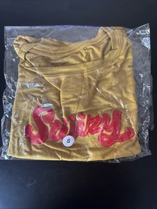 Stiiizy Damen Gold T-Shirt mit Logo Gr. Small - Bild 1 von 1