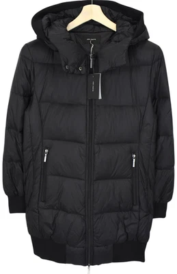 COPINE Madimo куртка женщин (ЕС) 40 средней длины с подкладкой с капюшоном выстеганная черный - Изображение 1 из 4