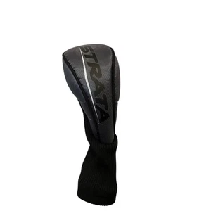 Strata Universal Hybrid 5H Golf Club Head Cover Black Gray ~9” Wood Slipcover - Picture 1 of 12