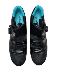 Bontrager IGNEO BOA Women’s MTB Cycling Shoes Size 7.5 EU 39 Black w/ Cleats - Picture 1 of 9