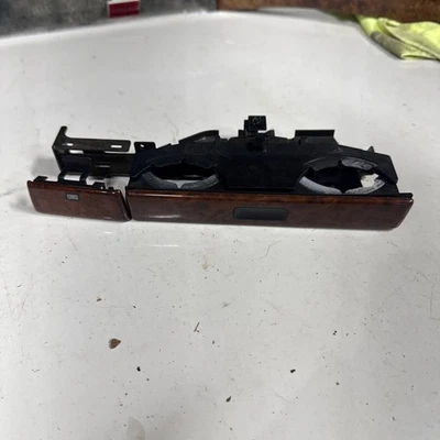 Portavasos plegable de madera Vavona OEM 740i 740iL 750iL BMW E38 95-01 *SÓLIDO* Foto 1 de 4