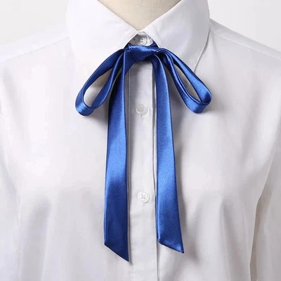 Satin Bow Tie Gambler Western Cowboy Necktie Ribbon for Wedding Men Shirts Suit - Image 1 of 4